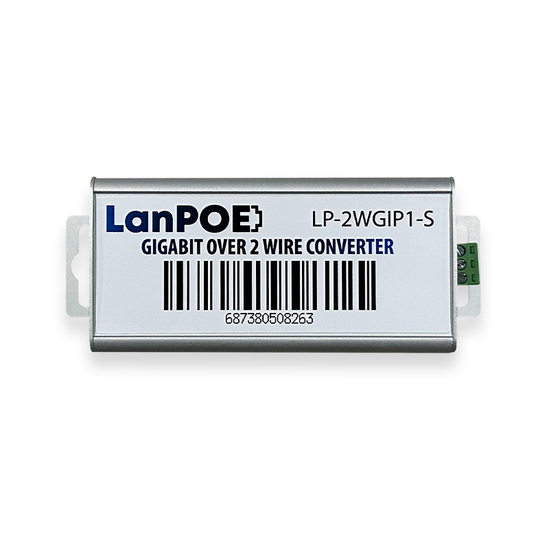 LanPoE Gigabit Over 2 Wire Converter