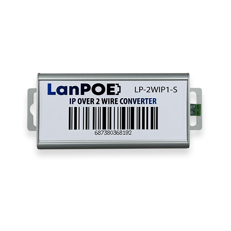 LanPoE IP Over 2 Wire Converter