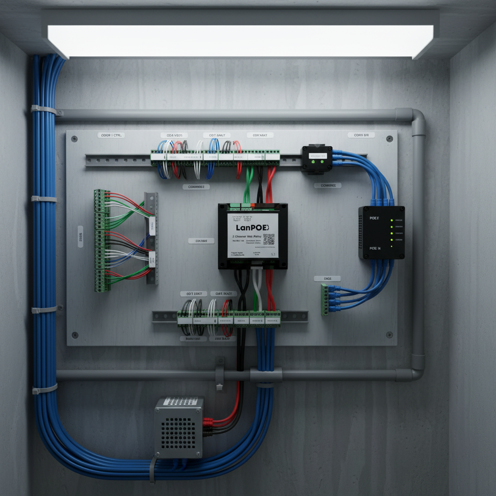 LanPoE 2-Channel Web Relay